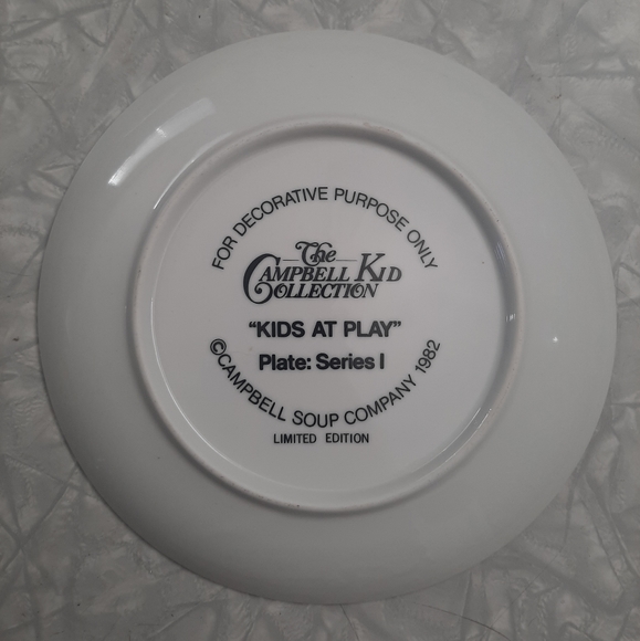 5/$25 Vintage 1980s Campbell's limited edition collectors plate - Picture 3 of 3